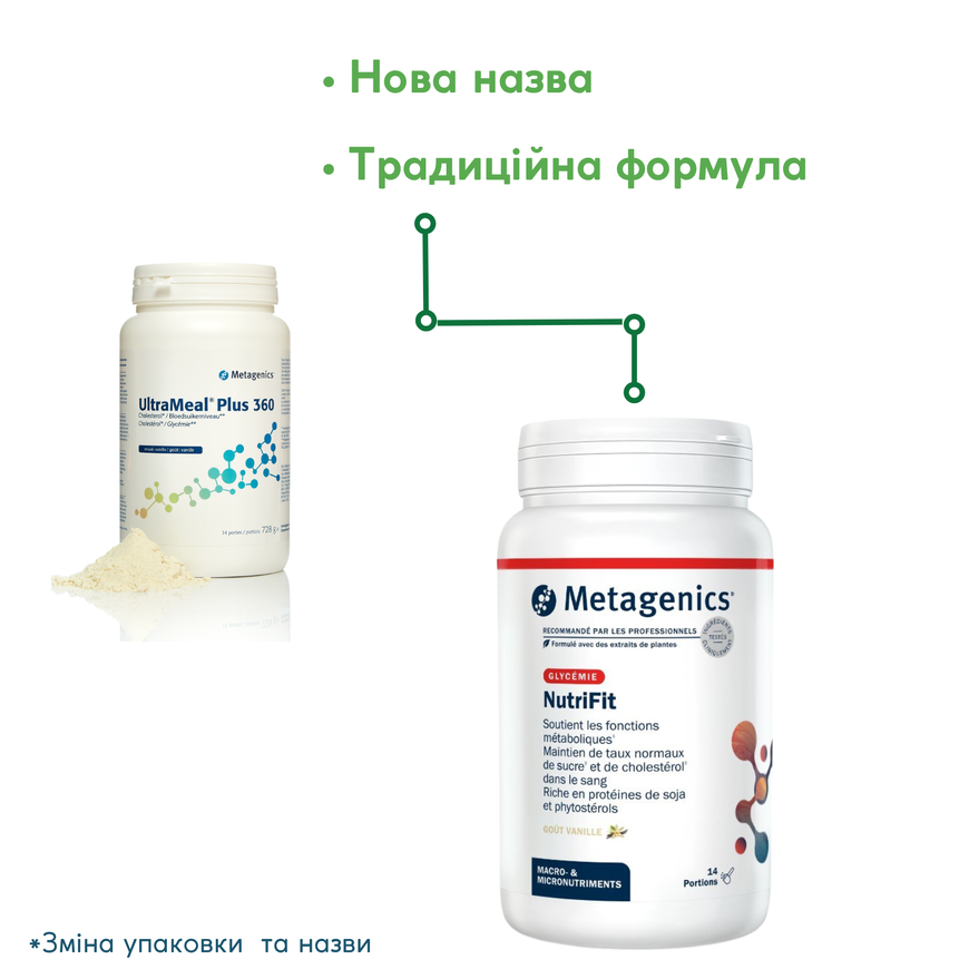 NutriFit (НутриФит) / UltraMeal Plus 360 Vanille (УльтраМил Плюс 360 Ваниль) 728 г/14 порций