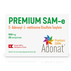 Adonate&reg; Premium SAMe (Адонат&reg;Преміум SAMe) 20 табл.